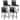 Gymax Set of 4 Bar Stools PVC Leather Counter Height Chairs for