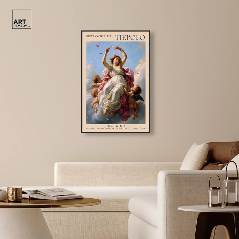 Flora in the Venetian Sky Canvas by Art Remedy