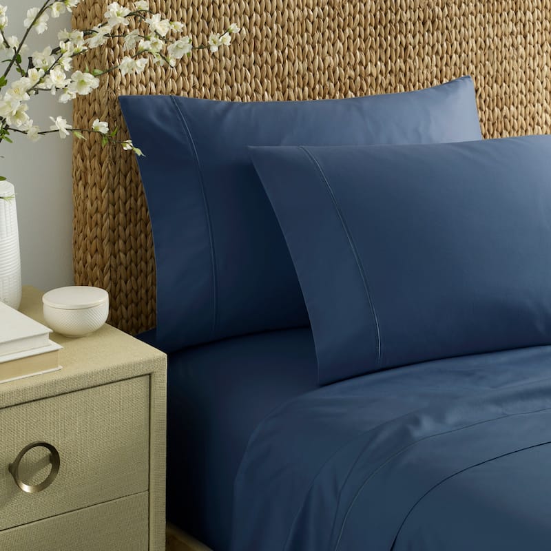 Nautica Regatta Sateen Cotton Luxury Bed Sheet Set