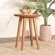 preview thumbnail 12 of 17, Middlebrook 20-inch Round Acacia Wood Outdoor Side Table