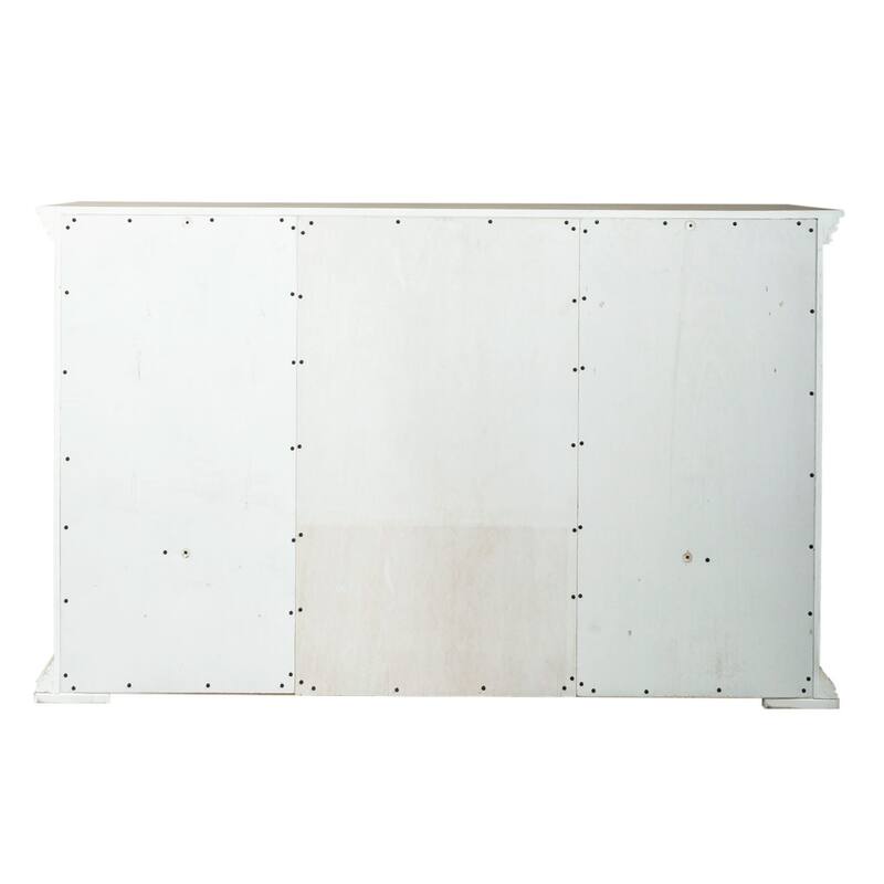 Big Valley Whitestone Distressed 2 Door 6 Drawer Dresser