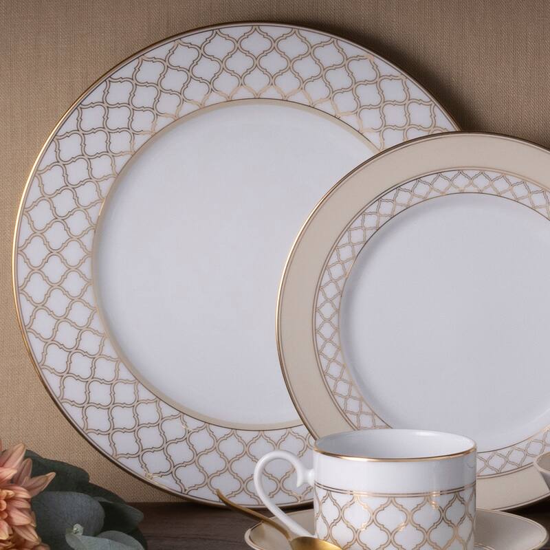 Noritake Eternal Palace Set Of 4 Dinner Plates, 10-1/2"