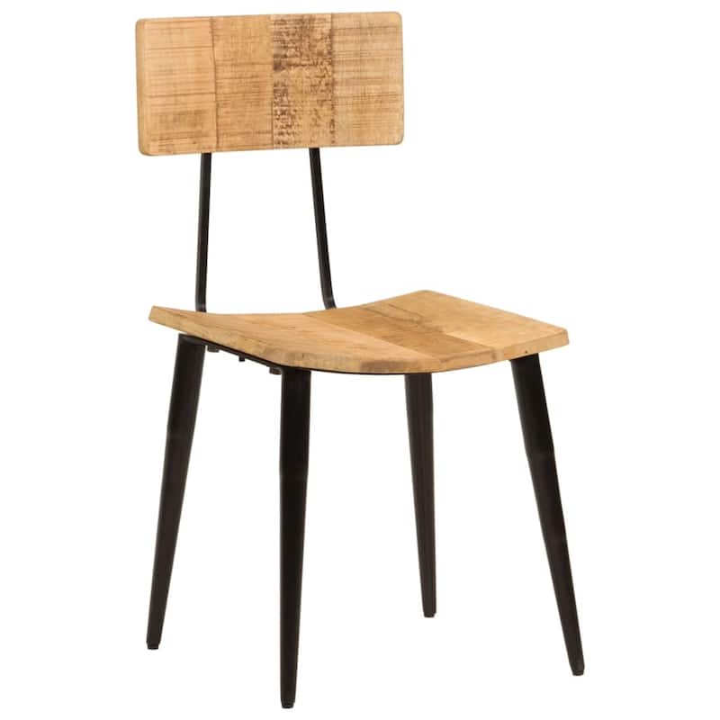 vidaXL Dining Chairs 2/4 pcs Solid Reclaimed Wood/Solid Wood Mango