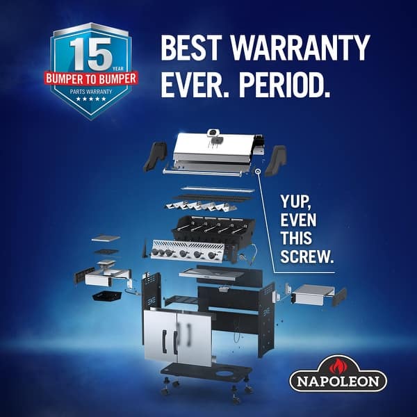 Shop Napoleon Rogue 425 Bbq Grill Black Propane Gas R425sbpk 1 Ob Overstock 31451664