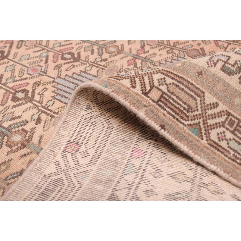 ECARPETGALLERY Hand-knotted Antalya Vintage Beige Wool Rug - 2'6 x 4'0