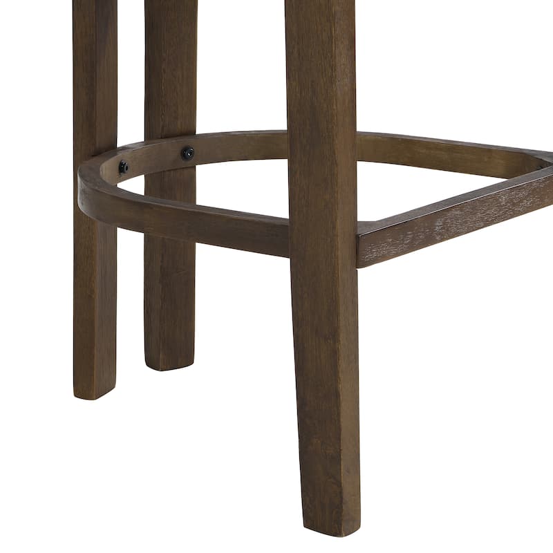 Maribel Upholstered Counter Stools Bar Stools (Set of 2) by Christopher Knight Home