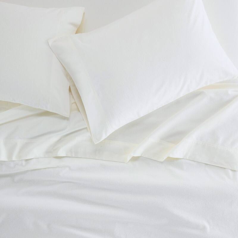 Superior Flannel Cotton Trellis or Solid Deep Pocket Bed Sheet Set