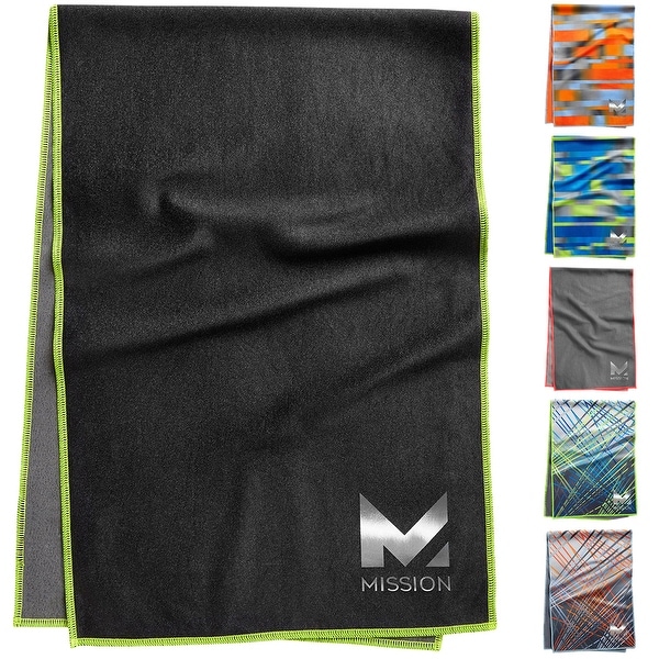 mission coral polyester cooling towel