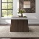 preview thumbnail 1 of 9, Furniture of America Evangeline Modern Dark Walnut Genuine Marble Top 70-inch Dining Table Dark Walnut