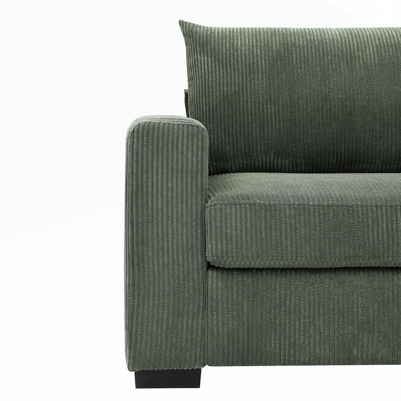 Coastal Haven Corduroy Sofa - 2 Seat