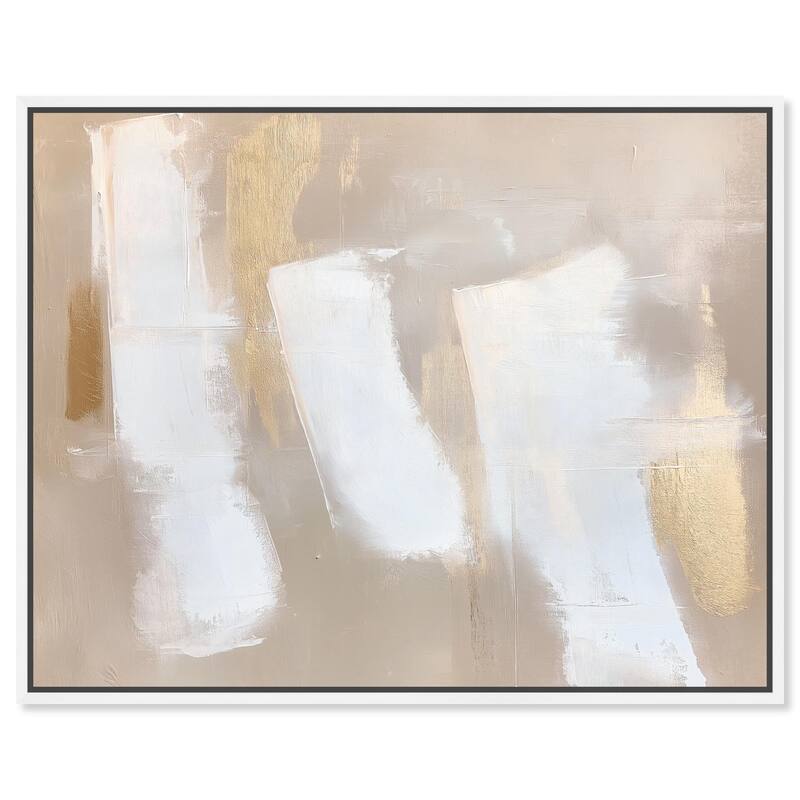 Reduced to Form I Canvas by Art Remedy - White - 36" x 30"