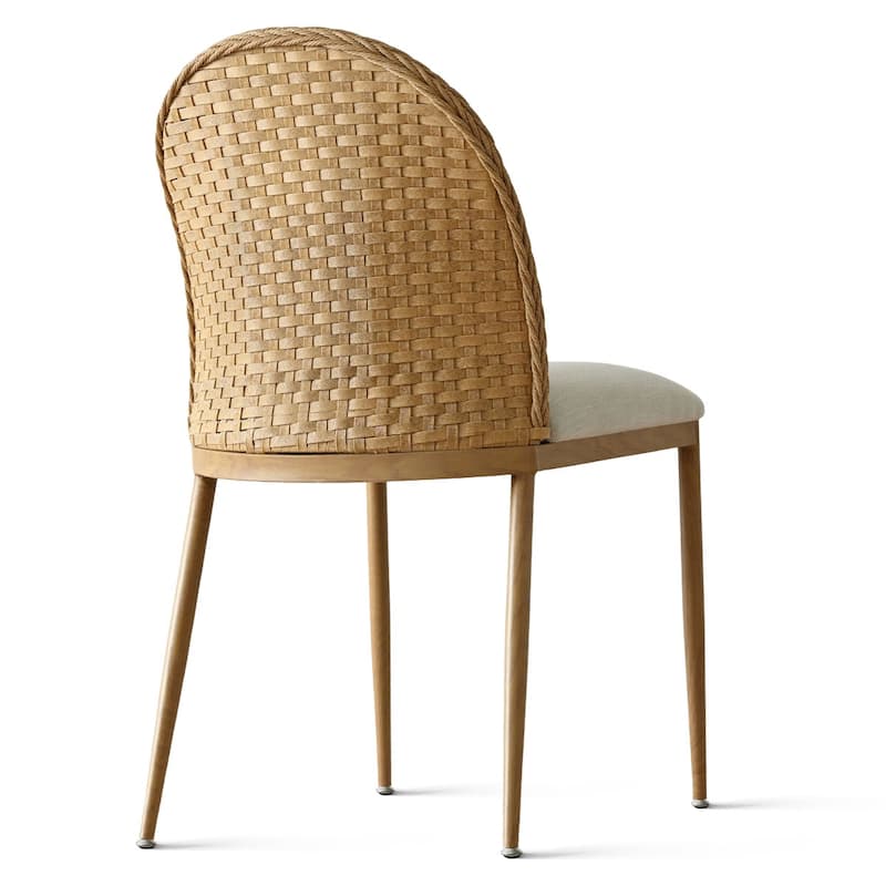 Coastal Rattan Dining Chair (Set of 2)
