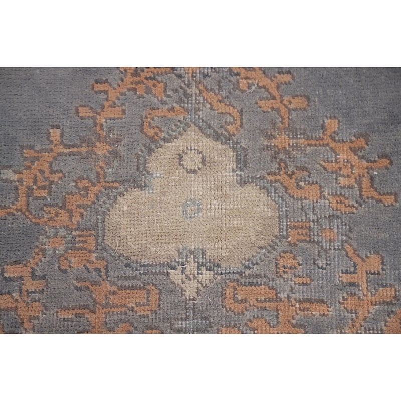 Over-Dyed Tabriz Persian Antique Area Rug Handmade Wool Carpet - 6'7" x 9'6"