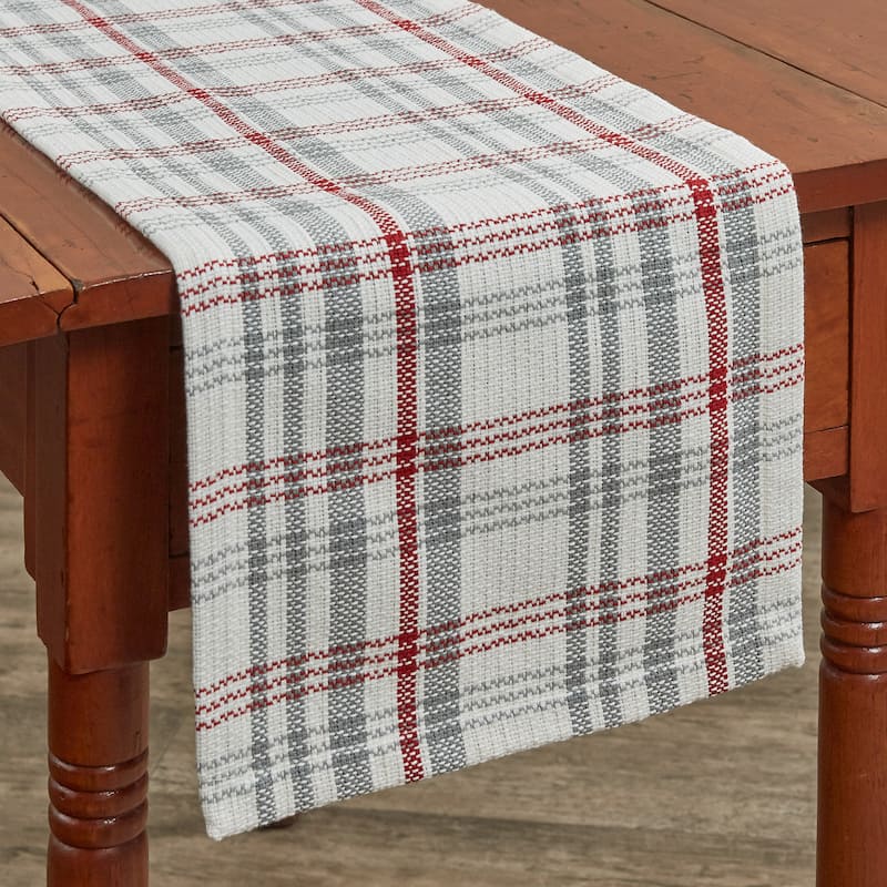 Park Designs Farm Yard Table Runner - 36''L - Red - 13" X 36"
