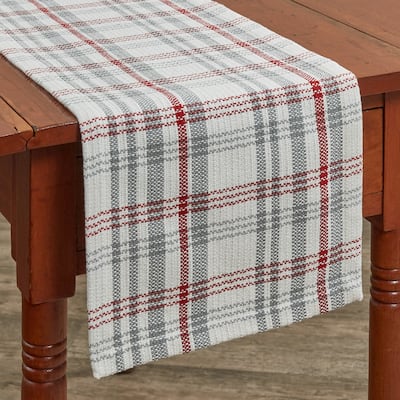 Park Designs Farm Yard Table Runner - 36''L - Red - 13" X 36"