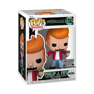 Funko POP! Animation Futurama Philip J. Fry Take My Money Meme Figure (#1782) - Multi-Color