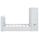 preview thumbnail 13 of 32, Twin Size Platform Bed with Storage Headboard and Footboard, Pull Out Shelves and Twin Size Trundle, Gray