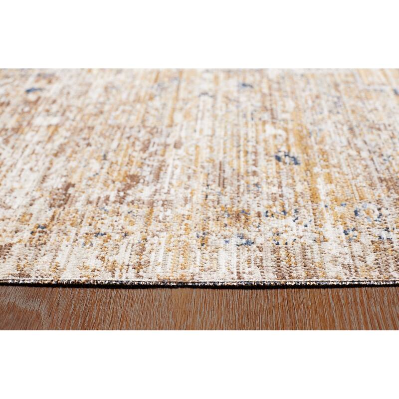 Terra by Obeetee Ava Distressed Arabesc Rug