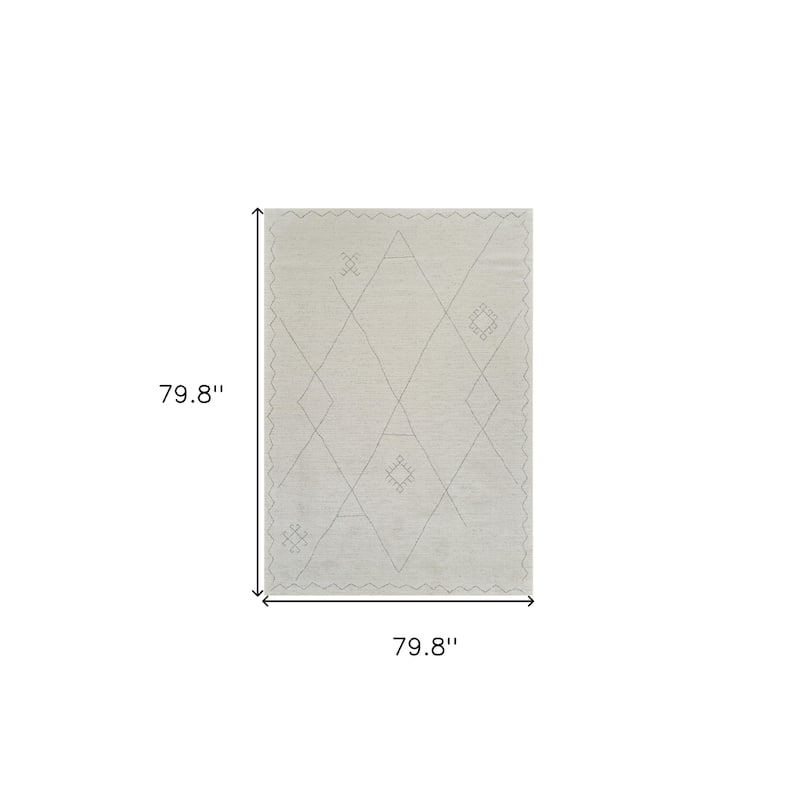 Beruy Abstract Modern Non Skid Stain Resistant Woven Durable Area Rug By HomeRoots