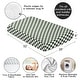 preview thumbnail 4 of 4, Sweet Jojo Designs Green Gingham Checkered Plaid Boy, Girl, Unisex/Gender Neutral Fitted Crib Sheet Vintage Classic Geometric