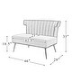 preview thumbnail 13 of 89, Aeneas 46"in.Armless Loveseat with Nailhead Trim