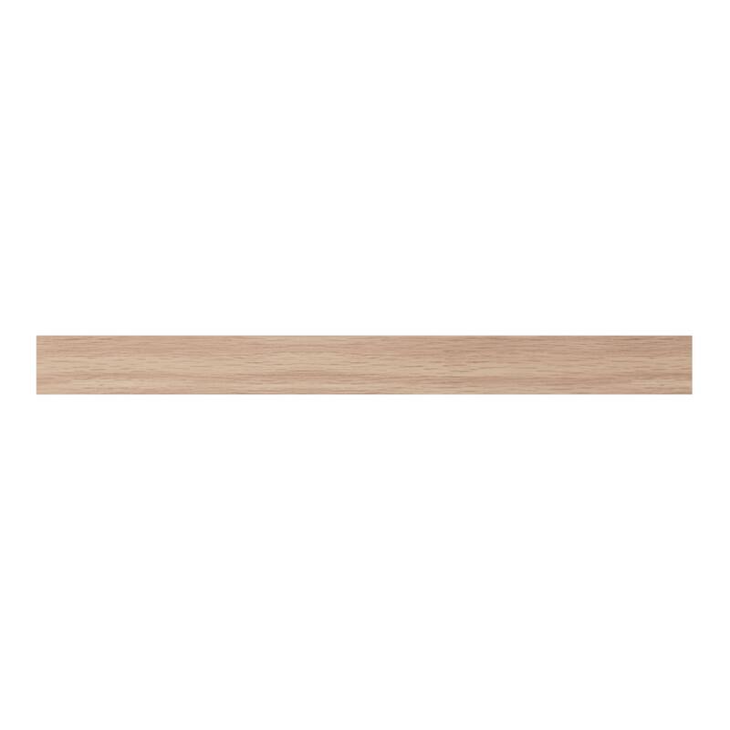 WM129: 7/16-in D x 11/16-in W x 96-in L Americraft Solid Hardwood Stain Grade Shoe Moulding