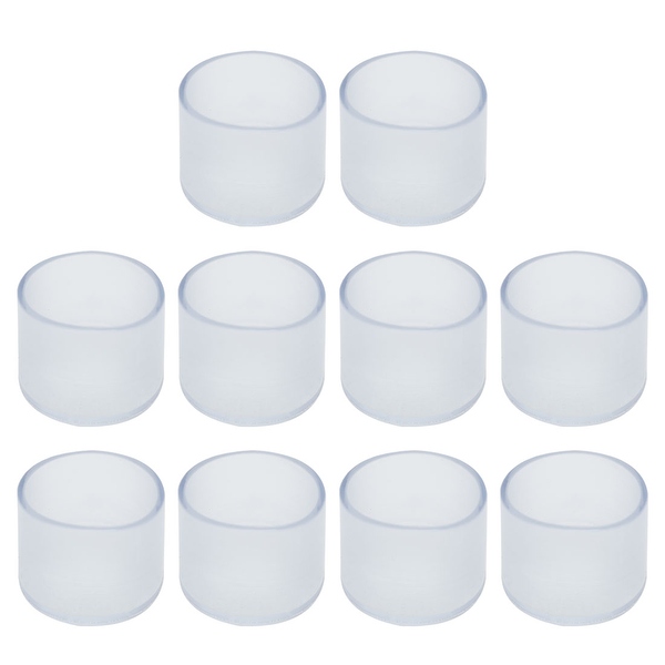 10pcs PVC Chair Leg Cap End Tip Feet Cover Furniture Glide Floor