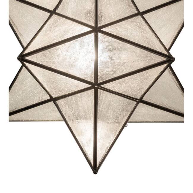 Meyda Tiffany 249905 Moravian Star 21" Wide Semi-Flush Ceiling Fixture