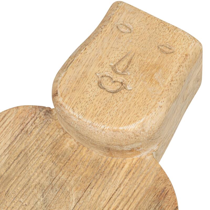 Hand-Carved Mango Wood Cheese Slicer and Cutting Board