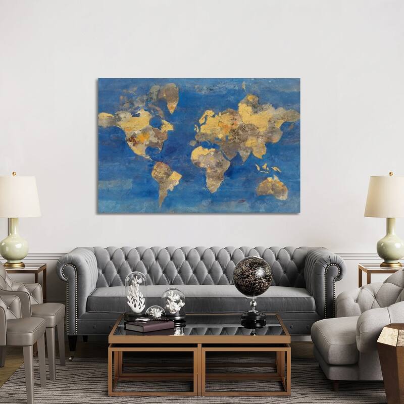 iCanvas "Golden World" by Albena Hristova Canvas Print