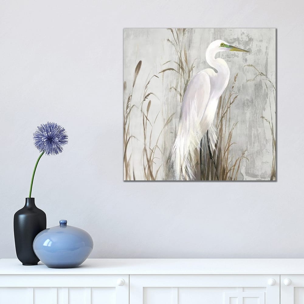 iCanvas "Heron in the Reeds" by Aimee Wilson Canvas Print