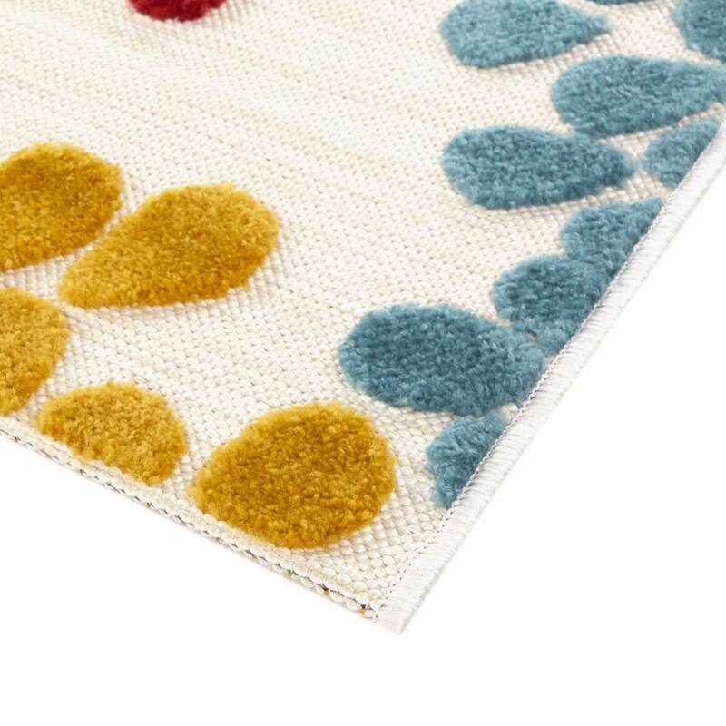 Alison Abstract Floral Indoor/Outdoor Area Rug