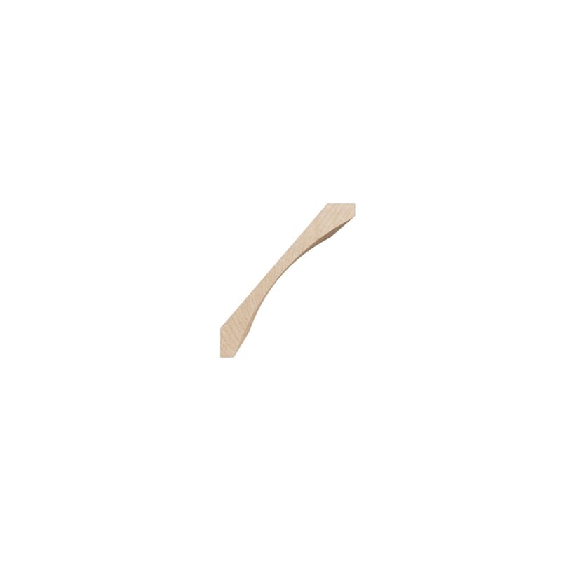 WM291: 4-in H x 3-1/2-in P x 5-1/4-in F x 96-in L Americraft Solid Hardwood Stain Grade Crown Moulding