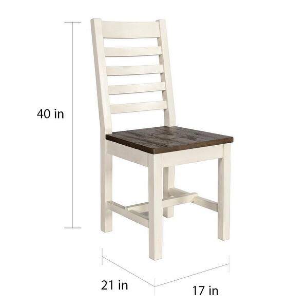 The Gray Barn Hive Coop Reclaimed Pine Two-tone Dining Chair