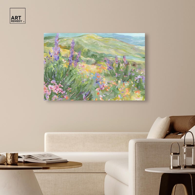 Blooming Fields Canvas by Art Remedy, Gallery Wrapped
