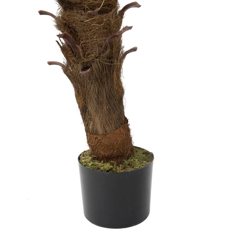 47" Artificial Brown and Green Phoenix Palm Potted Tree