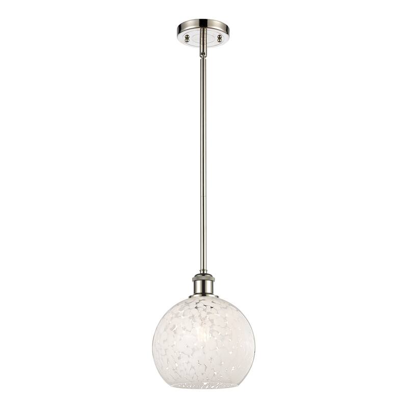 Innovations Lighting 516-1S-10-8 White Mouchette Pendant White