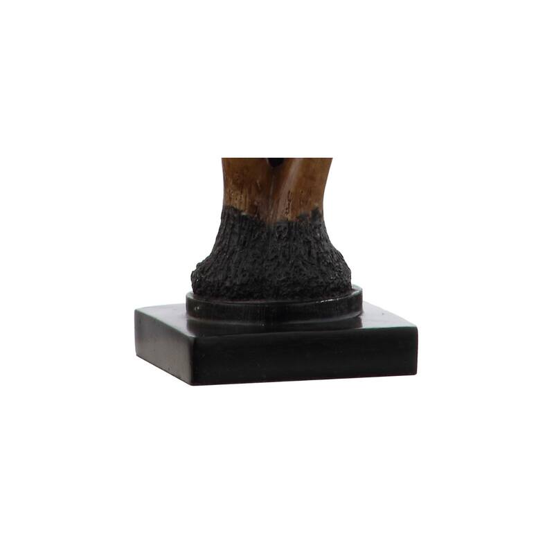Kamille 20.5" Resin Mini LED Table Lamp, Brown by JONATHAN Y