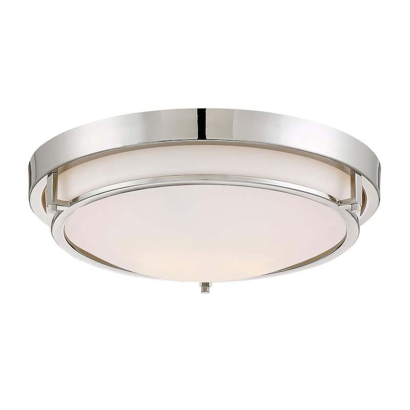 Meridian M60019 2 Light 13" Wide Flush Mount Bowl Ceiling Fixture