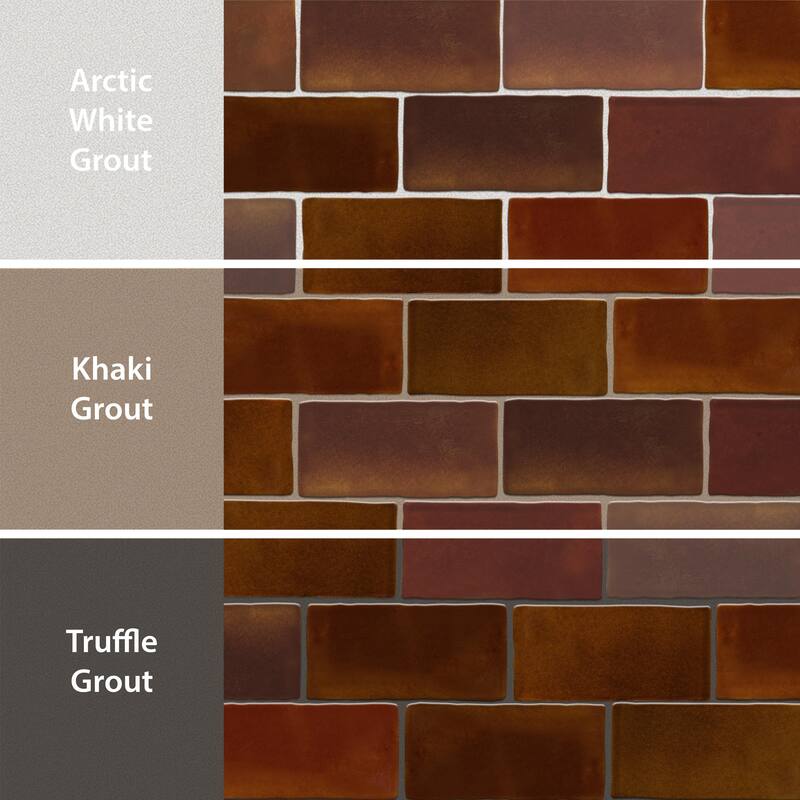 Merola Tile Viva Espresso 3" x 6" Ceramic Wall Tile