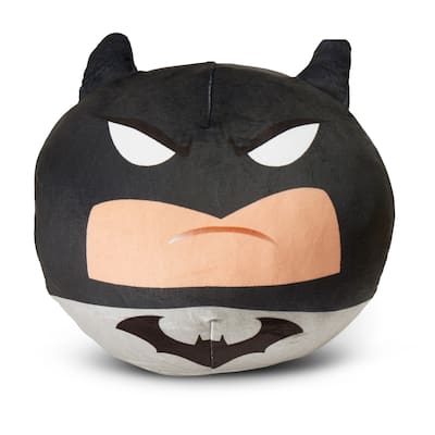 Warner Brothers DC Batman Grey Detective 11 Inch Round Cloud Pillow