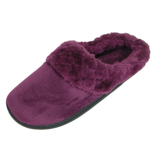 dearfoam womens memory foam slippers