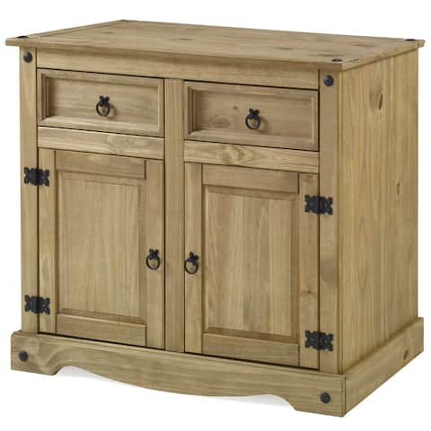 35" Wood Buffet Sideboard Corona Collection Furniture Dash