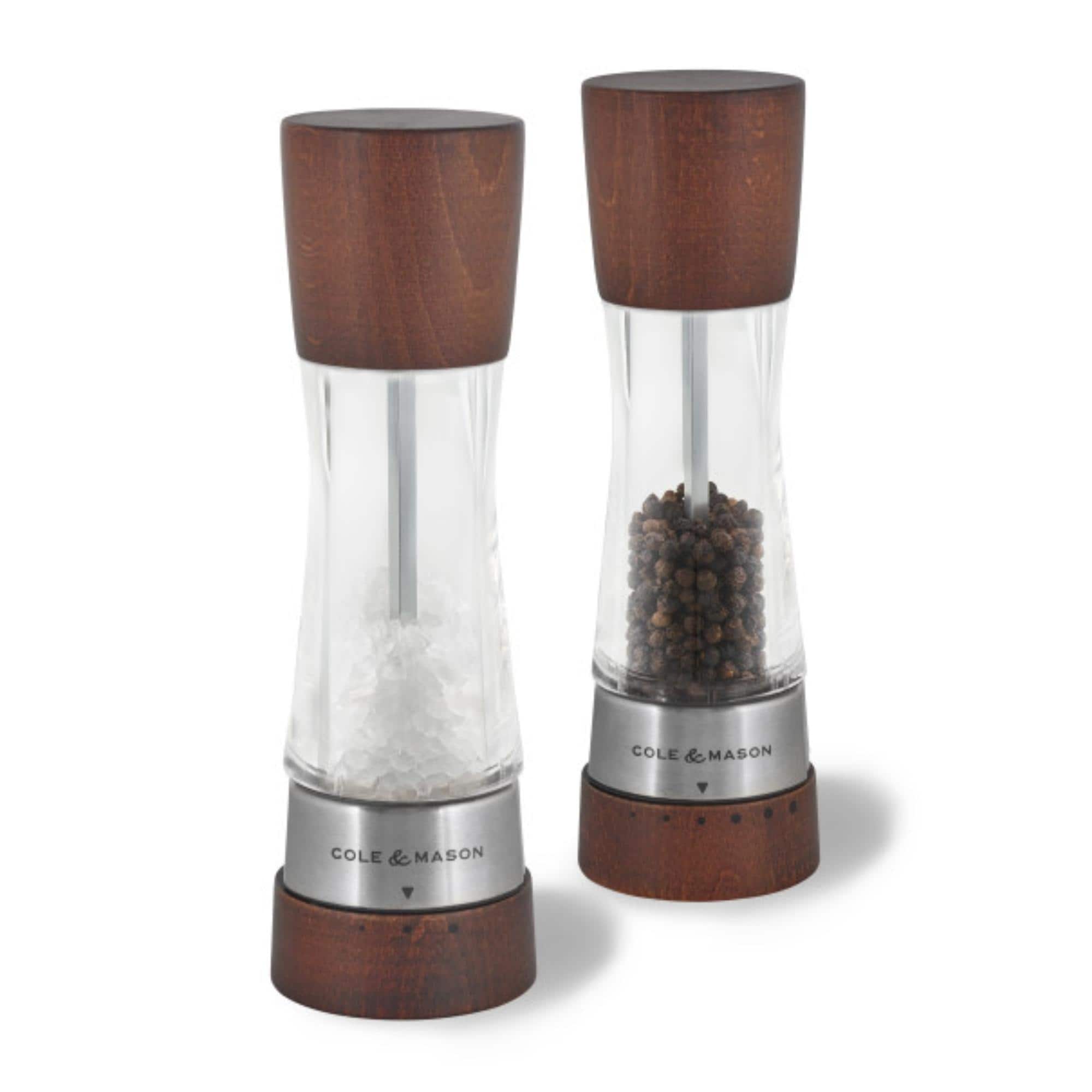Cole & Mason Derwent Forest Wood Salt & Pepper Mill Gift Set 7.5"