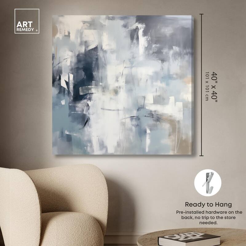 Enigma of Blue Canvas by Art Remedy, Gallery Wrapped