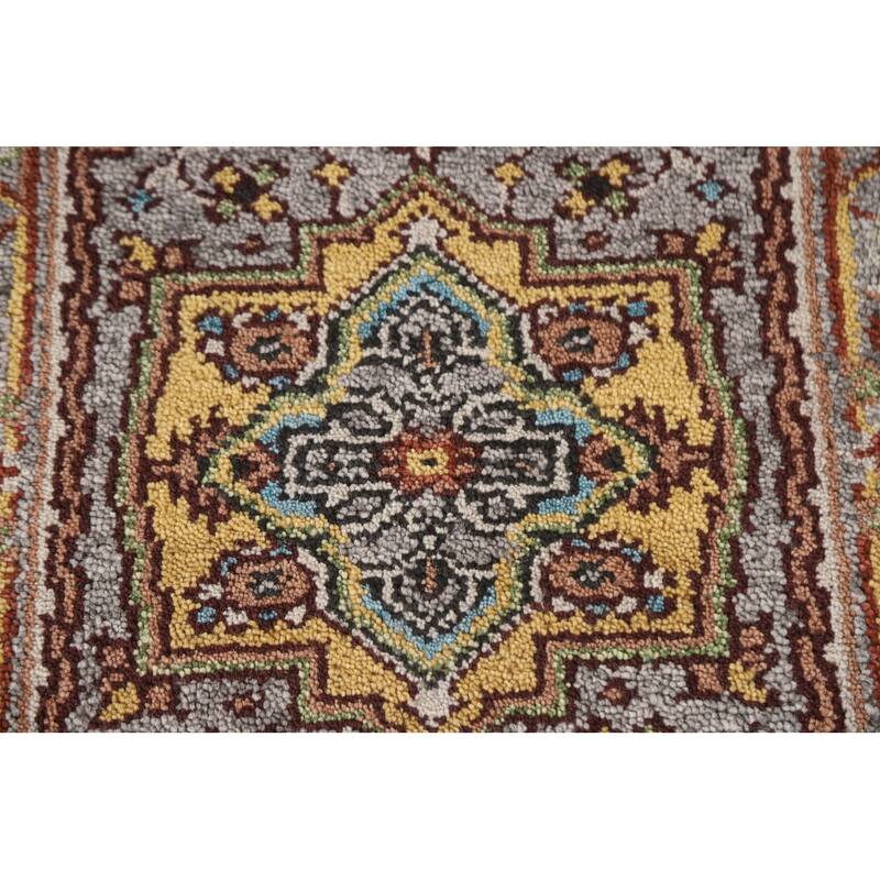 Gray Heriz Serapi Oriental Rug Handmade Wool Carpet - 2'0"x 3'0"