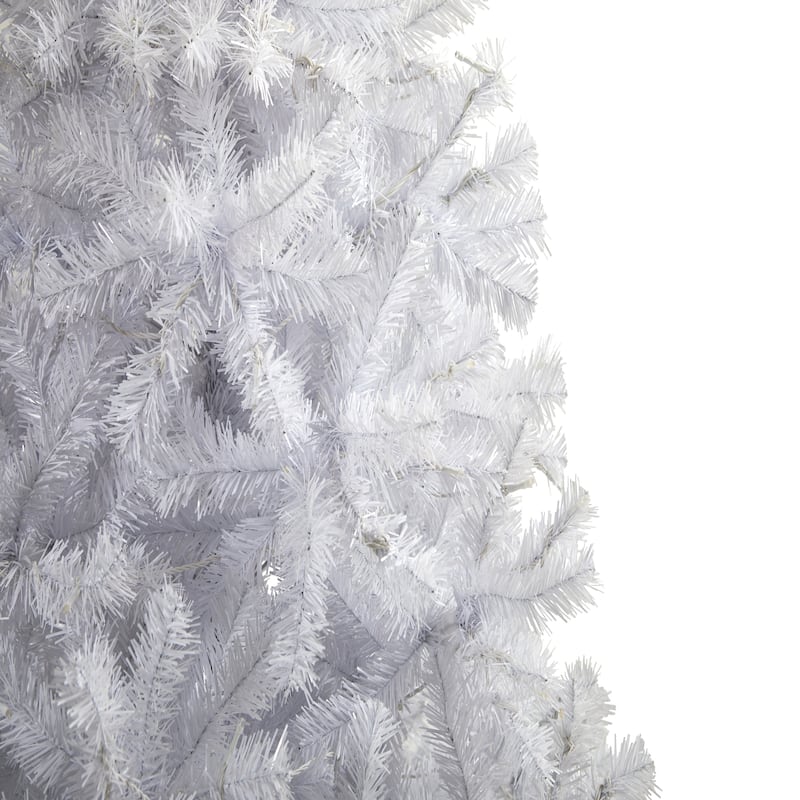 6' White Artificial Christmas Tree, Unlit - 6 Foot