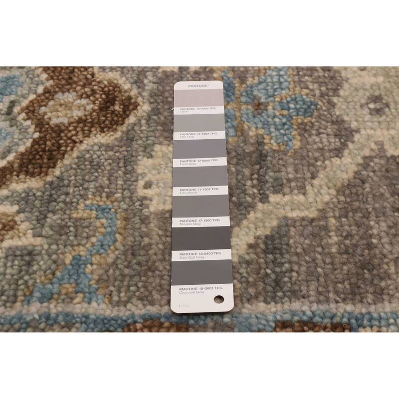 ECARPETGALLERY Hand-knotted Jules Serapi Grey Wool Rug - 7'11 x 10'1