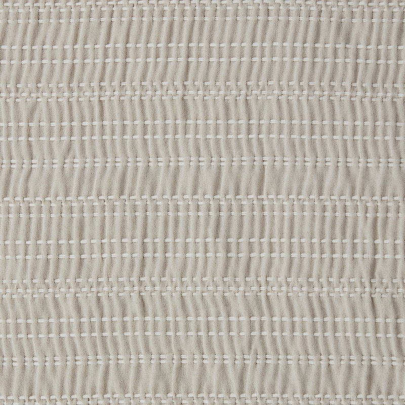 Kenneth Cole Stitched Gauze Beige Comforter Set