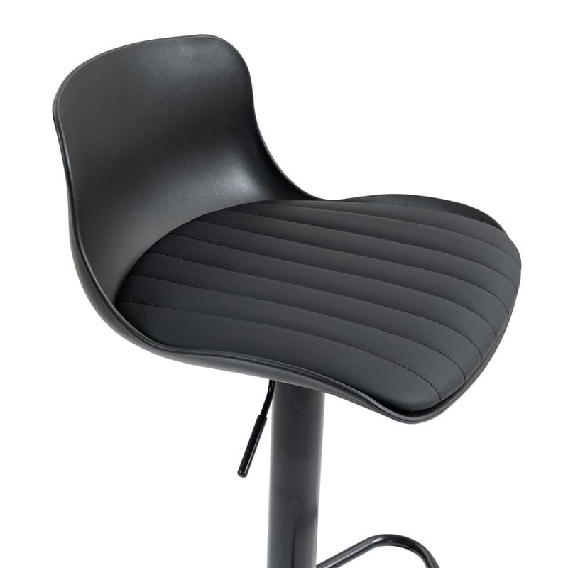 Adjustable Swivel Bar Stools Set of 2 - Modern Counter Height Kitchen Island Chairs with Back Support